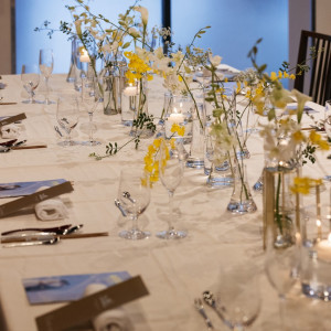 お花の打ち合わせがあり好きな花、色など自分たちらしい雰囲気に|773456さんのWITH THE STYLE FUKUOKA（ウィズ ザ スタイル フクオカ）の写真(2549855)