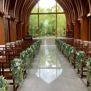 挙式会場です。|773476さんのララシャンス 博多の森の写真(2549878)