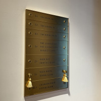 現在どのフロアかを示すボード