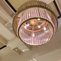 披露宴会場のシャンデリア