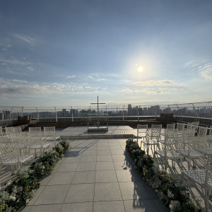 外のチャペルです。|773496さんのRESTAURANT LUKE with SKY LOUNGE(レストランルーク スカイラウンジ)の写真(2550024)