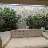 披露宴会場の新郎新婦席