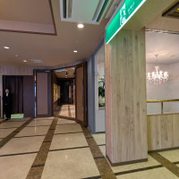 会場へ向かう通路