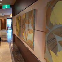 披露宴会場へ行く通路