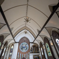 大聖堂の天井　とても高いです！