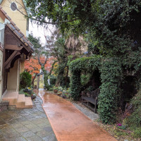 披露宴会場へ向かう通路