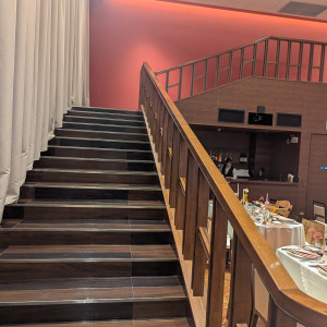 披露宴会場の階段|773497さんのRouge Ardent（ルージュアルダン）●BRASSグループの写真(2551294)