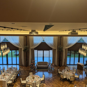 2階から見た披露宴会場|773497さんのRouge Ardent（ルージュアルダン）●BRASSグループの写真(2551302)