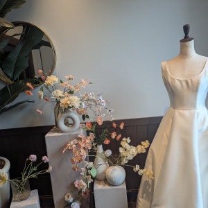 相談会に飾ってあったドレス|773497さんのTHE KAWABUN NAGOYA(ザ・カワブン・ナゴヤ)の写真(2550325)