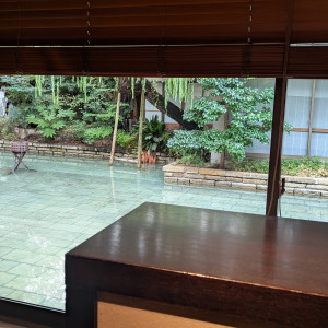 披露宴会場から池が見えます|773497さんのTHE KAWABUN NAGOYA(ザ・カワブン・ナゴヤ)の写真(2550349)