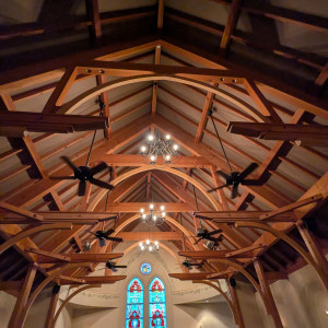 チャペルの木打ちの天井|773497さんの呉竹荘×旧青葉邸～メゾン・ド・リアン(絆を紡ぐ家)～の写真(2607224)