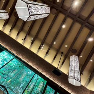 披露宴会場の天井