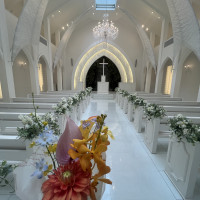 サプライズでプチブーケ