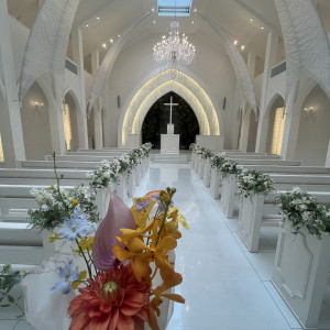 サプライズでプチブーケ|773538さんのアーカンジェル迎賓館(仙台)/テイクアンドギヴ・ニーズウェディングの写真(2566152)