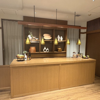 披露宴会場内にキッチンがあります。