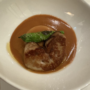 2品目のフォアグラ！
ソースが絶品でした！|773545さんのTHE CLASSICA BAY RESORT （ザ クラシカ ベイリゾート）の写真(2566600)