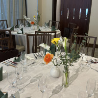 ゲストテーブル装花
