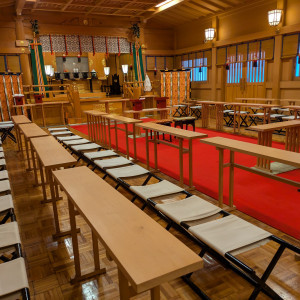 挙式会場です。左殿になるか、右殿になるかは、スケジュール次第|773587さんの明治神宮・明治記念館の写真(2550765)