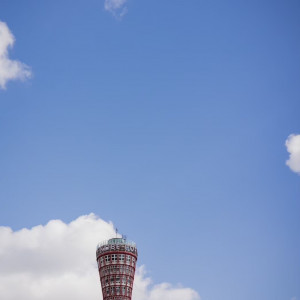 夜にはライトアップされる美しい外観|773608さんのホテル ラ・スイート神戸ハーバーランドの写真(2550434)