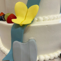 ウェディングケーキをデザインさせてもらいました。