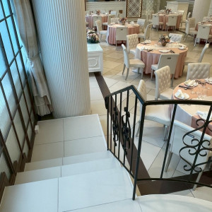 披露宴の階段上|773630さんのザ・リュクス銀座(THE LUXE GINZA）の写真(2550487)