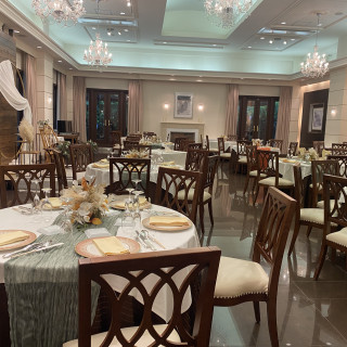 披露宴会場入り口から見た景色