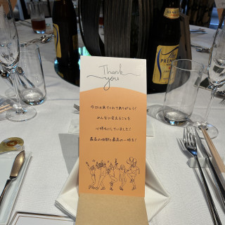 披露宴テーブル