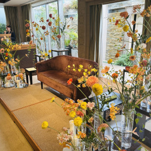 新郎新婦が座っていたソファ|773671さんのアルカンシエル南青山(アルカンシエルグループ)の写真(2550714)