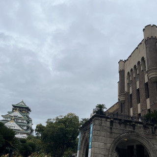 大阪城が近い