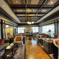 待合の雰囲気も素敵。
ウェルカムドリンクが飲めます。