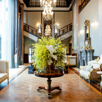 エントランスのお花