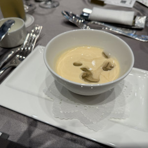 冷製スープ|773712さんの百花籠(ひゃっかろう)- Neo Japanesque Wedding -の写真(2550689)