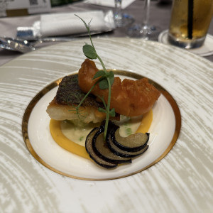 真鯛のポアレ、穴子のフリット|773712さんの百花籠(ひゃっかろう)- Neo Japanesque Wedding -の写真(2550688)