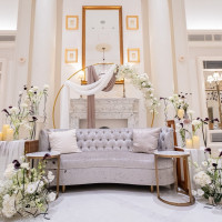 高砂ソファの装花