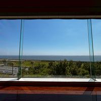 披露宴会場から見える海