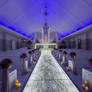 このバージンロードが魅力的でした。