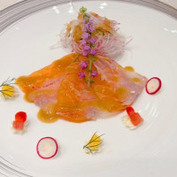 真鯛とサーモンのカルパッチョ仕立て
