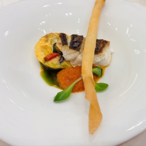 鱸のポワレ 海鮮スティック春巻き添え|773792さんのフラン ベル アムールの写真(2576543)