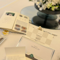 お席に用意してもらった名札