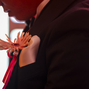 新郎の装花です|773901さんのWITH THE STYLE FUKUOKA（ウィズ ザ スタイル フクオカ）の写真(2551690)