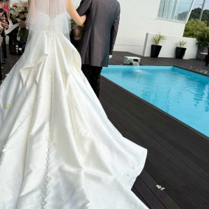 フラワーシャワー|773934さんのベイサイド迎賓館(松山)/テイクアンドギヴ・ニーズウェディングの写真(2554151)