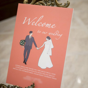 ウェルカムボード|773934さんのベイサイド迎賓館(松山)/テイクアンドギヴ・ニーズウェディングの写真(2554144)