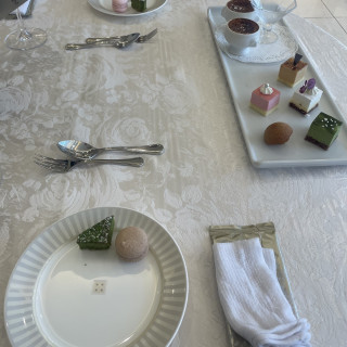 試食したデザート