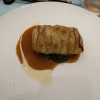 手毬　平目のアンクルート甲殻類と白ワインのソース