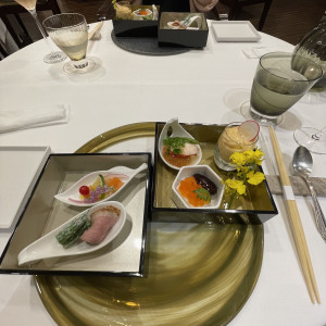 コースの重箱です！|773978さんの横浜迎賓館の写真(2551612)