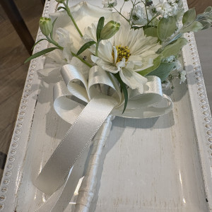 装飾の花です。|774003さんのアーヴェリール迎賓館(岡山)/テイクアンドギヴ・ニーズウェディングの写真(2551801)