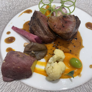 トリュフ入りのソース|774010さんのアニヴェルセル みなとみらい横浜の写真(2555732)