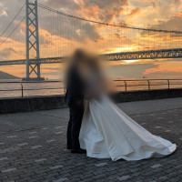 披露宴後の写真撮影です。