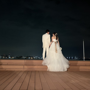 夜の屋上|774038さんのTHE GRAND ORIENTAL MINATOMIRAI(グランドオリエンタル みなとみらい)の写真(2552019)