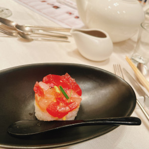 醤油で食べて、だし汁をかけてと2度美味しい|774038さんのTHE GRAND ORIENTAL MINATOMIRAI(グランドオリエンタル みなとみらい)の写真(2552014)